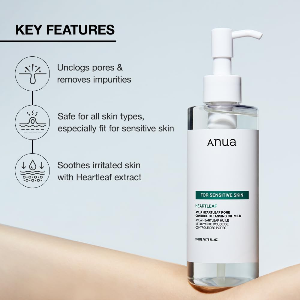 [ANUA] HEARTLEAF PORE CONTROL CLEANSING OIL MILD 200ml