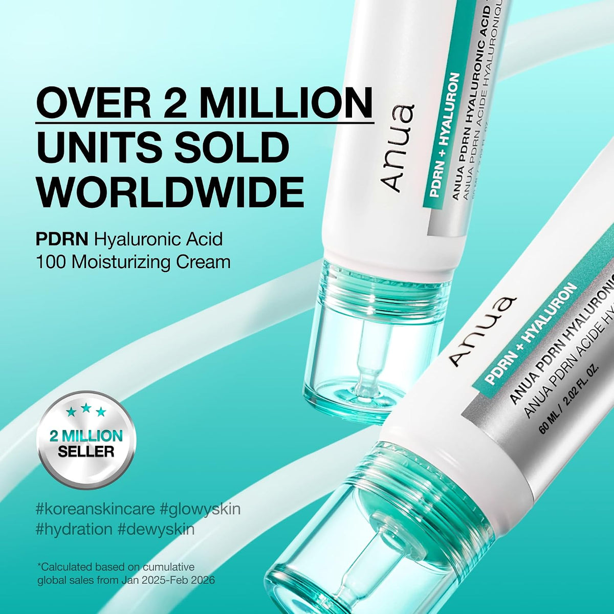 [ANUA] PDRN HYALURONIC ACID 100 MOISTURE CREAM 60ml