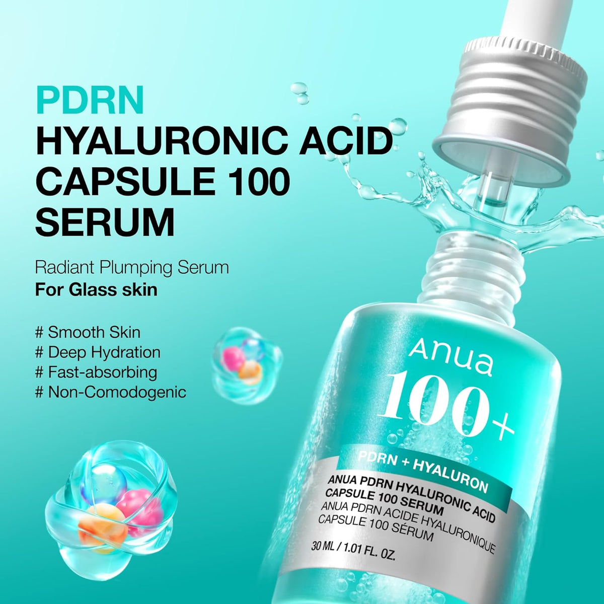 [ANUA] PDRN HYALURONIC ACID CAPSULE 100 SERUM 30ml