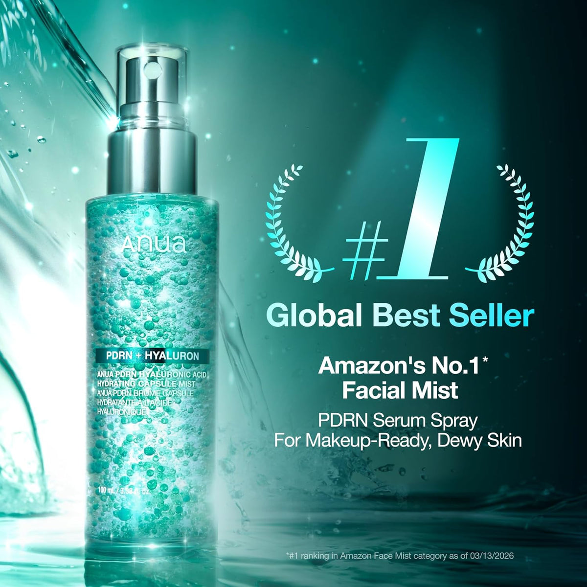 [ANUA] PDRN HYALURONIC ACID HYDRATING CAPSULE MIST 100ml
