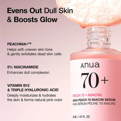 [ANUA] PEACH 70 NIACIN SERUM 30ml