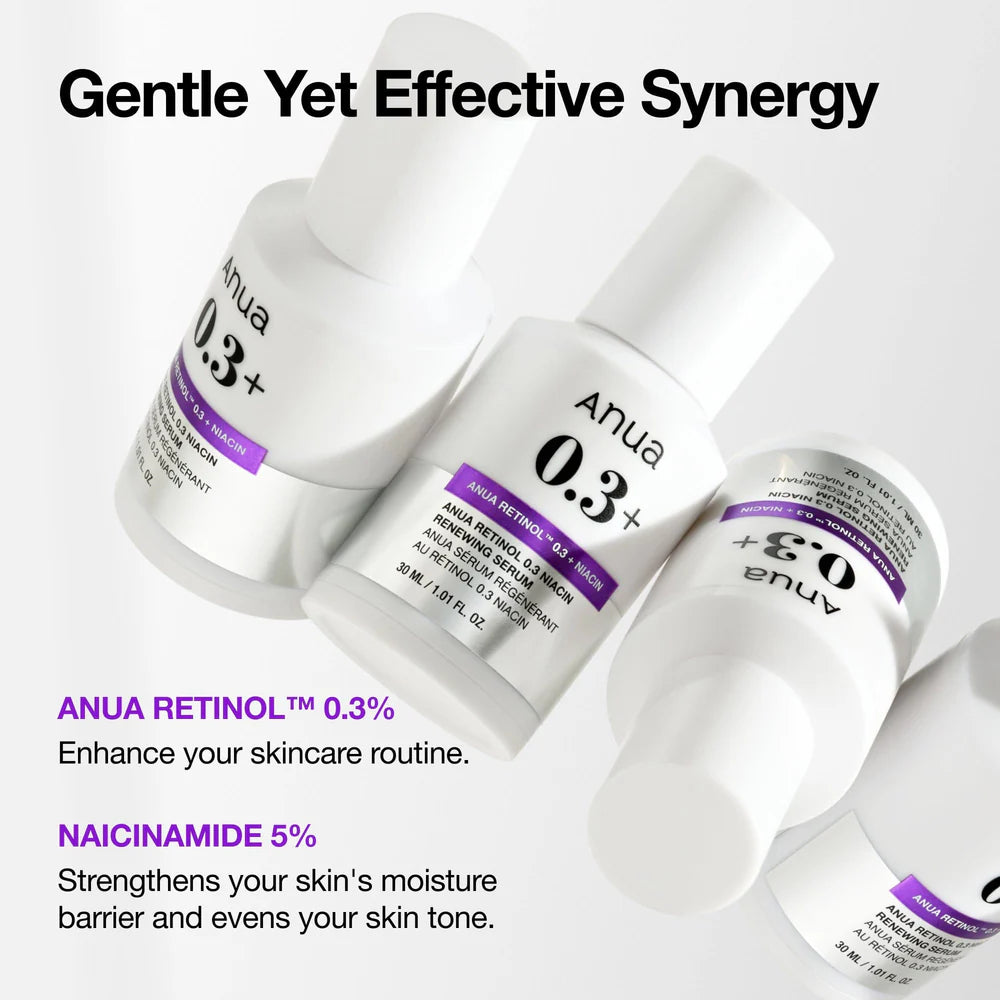 [ANUA] RETINOL 0.3 + NIACIN RENEWING SERUM 30ml