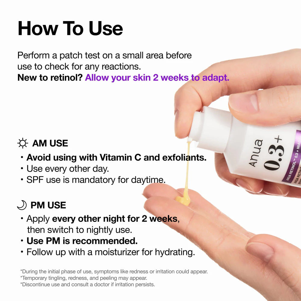 [ANUA] RETINOL 0.3 + NIACIN RENEWING SERUM 30ml