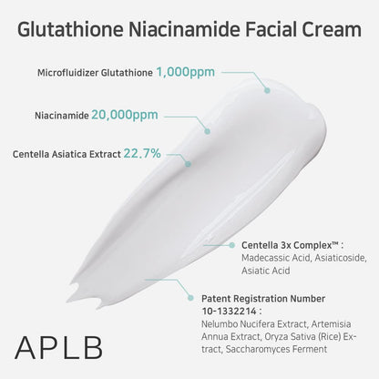 [APLB] GLUTATHIONE NIACINAMIDE FACIAL CREAM 55ml