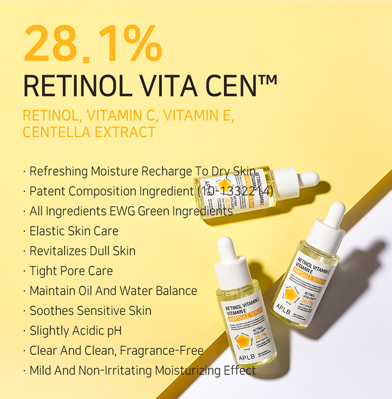 [APLB] RETINOL VITAMIN C VITAMIN E AMPOULE SERUM 40ml