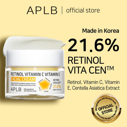 [APLB] RETINOL VITAMIN C VITAMIN E FACIAL CREAM 55ml