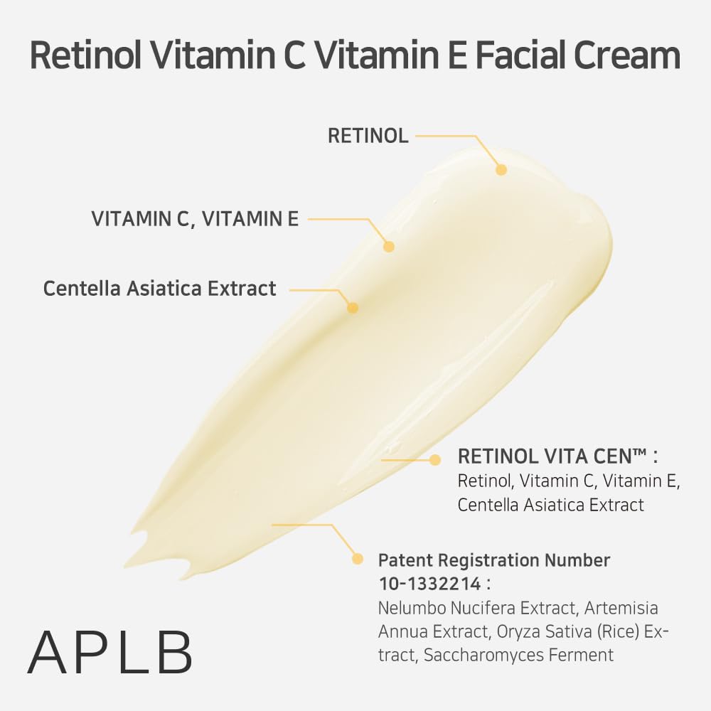 [APLB] RETINOL VITAMIN C VITAMIN E FACIAL CREAM 55ml