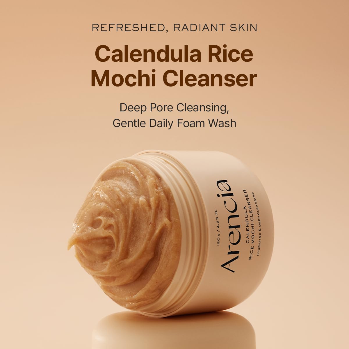 Arencia Calendula Rice Mochi Cleanser (120g)