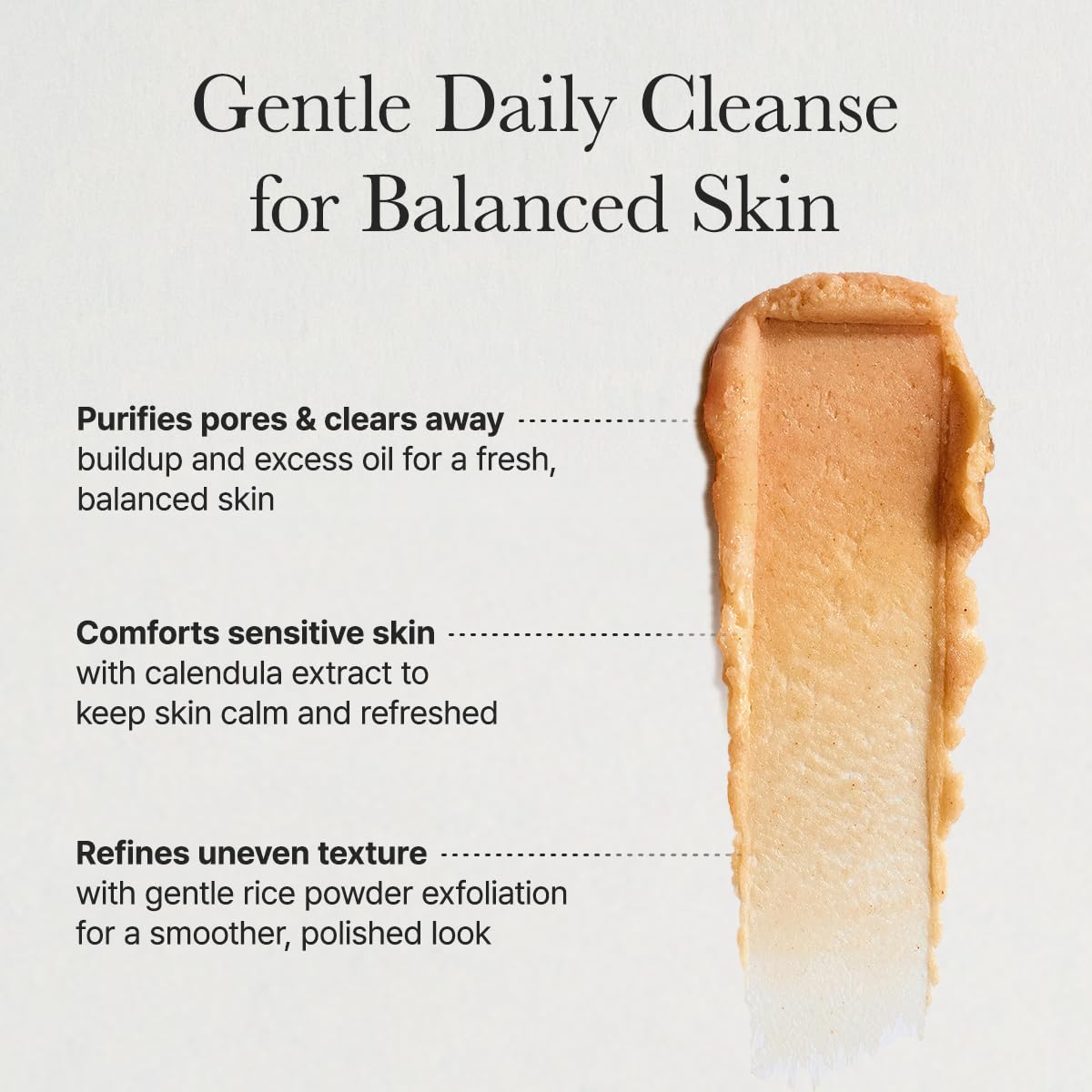 Arencia Calendula Rice Mochi Cleanser (120g)