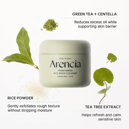 Arencia Fresh Green Rice Mochi Cleanser (120g)
