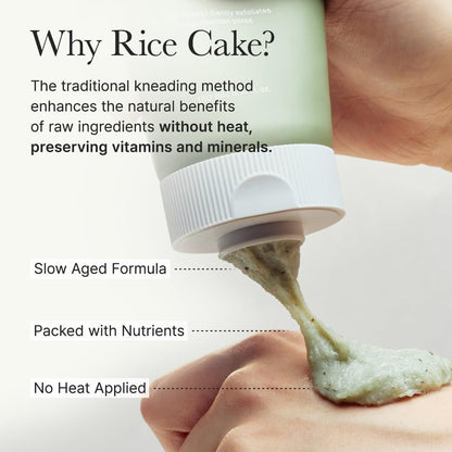 Arencia Green Tea + LHA Deep Pore Rice Cake Cleanser (150g)