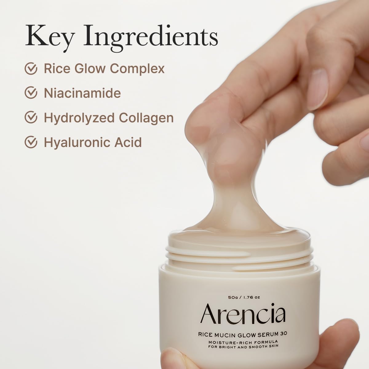 Arencia Rice Mucin Glow Serum 30 (50g)