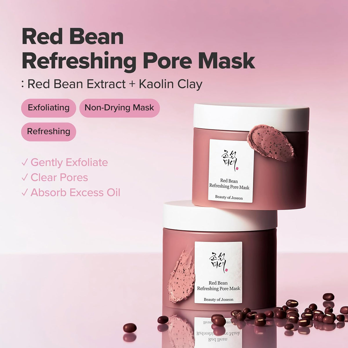 [Beauty of Joseon] Red Bean Refreshing Pore Mask 140ml