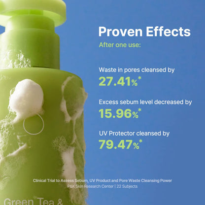 [By Wishtrend] By Wishtrend Green Tea & Enzyme Milky Foaming Wash 140ml