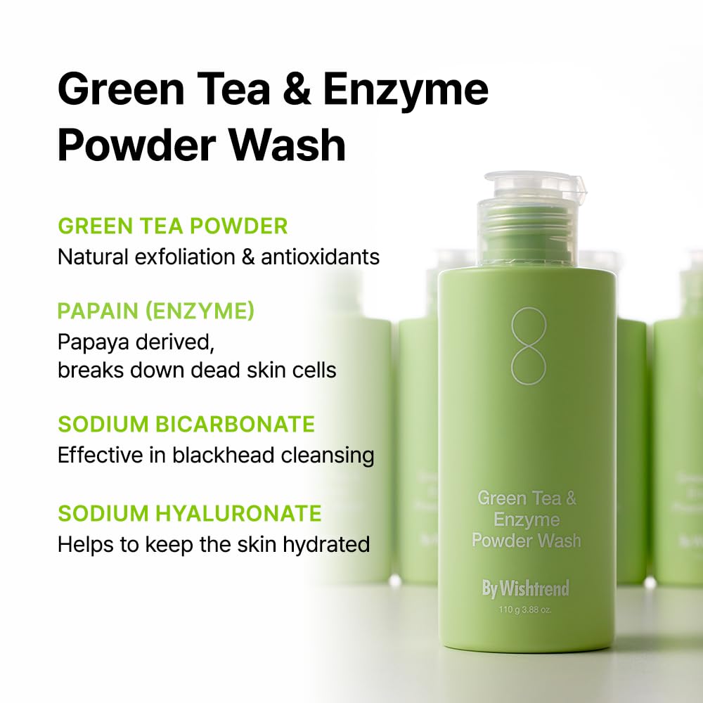 [By Wishtrend] By Wishtrend Green Tea & Enzyme Powder Wash 110g