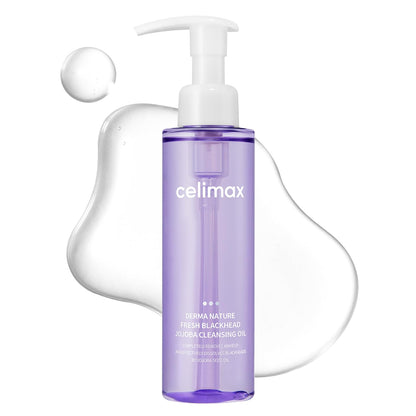 [CELIMAX] DERMA NATURE FRESH BLACKHEAD JOJOBA CLEANSING OIL 150ML