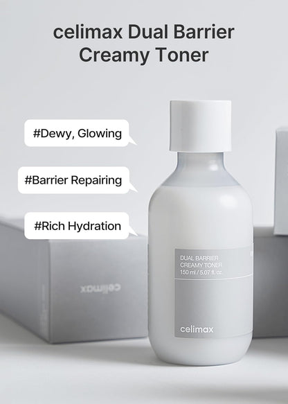 [CELIMAX] DUAL BARRIER CREAMY TONER 150ML