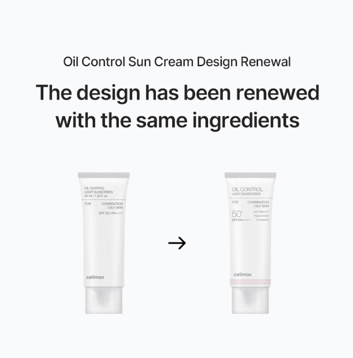 [CELIMAX] OIL CONTROL LIGHT SUNSCREEN 40ML