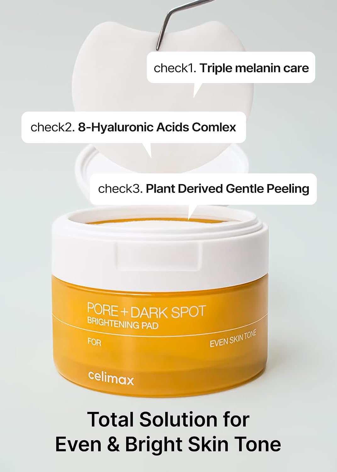 [CELIMAX] PORE+DARK SPOT BRIGHTENING PAD 40PADS / 100ml