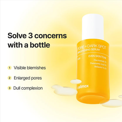 [CELIMAX] PORE+DARK SPOT BRIGHTENING SERUM 30ML