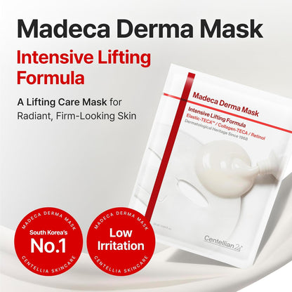 [Centellian24] Madeca Derma Mask – Intensive Lifting Formula 25ml × 10 sheets