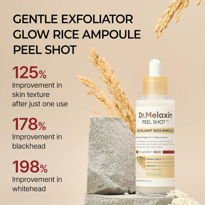 [Dr.Melaxin] Dr.Melaxin Peel Shot Exfoliating White Rice Ampoule 80ml