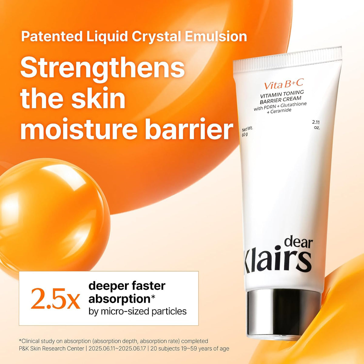[Dear, Klairs] Dear Klairs Vitamin Toning Barrier Cream 60g