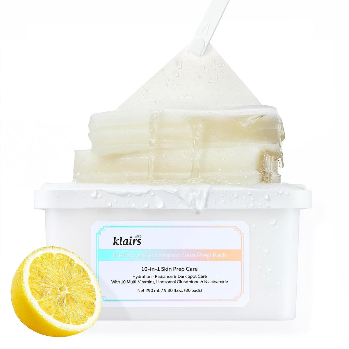 [Dear, Klairs] Dear, Klairs Freshly Juiced Vitamin Skin Prep Pads 290ml 80Pads