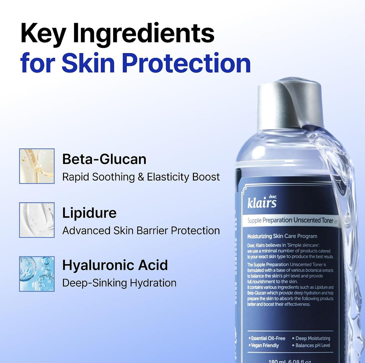 [Dear, Klairs] Dear, Klairs Supple Preparation Unscented Toner 180ml