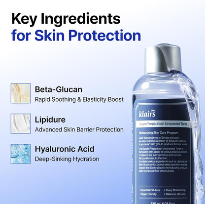 [Dear, Klairs] Dear, Klairs Supple Preparation Unscented Toner 180ml