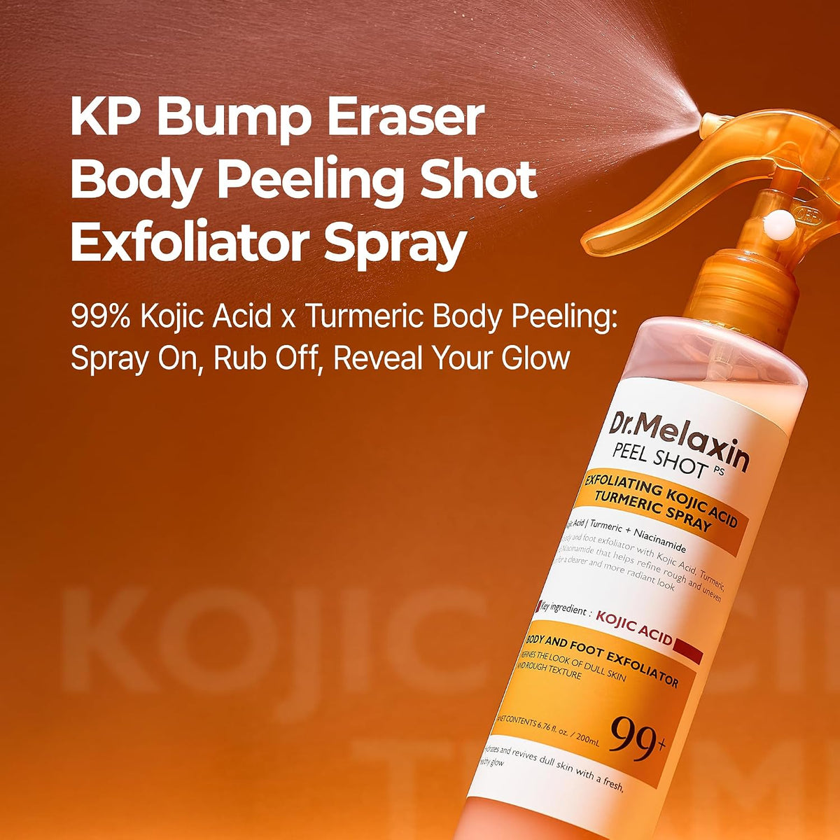 [Dr.Melaxin] Dr.Melaxin Peel Shot Exfoliating Kojic Acid Turmeric Spray 200ml