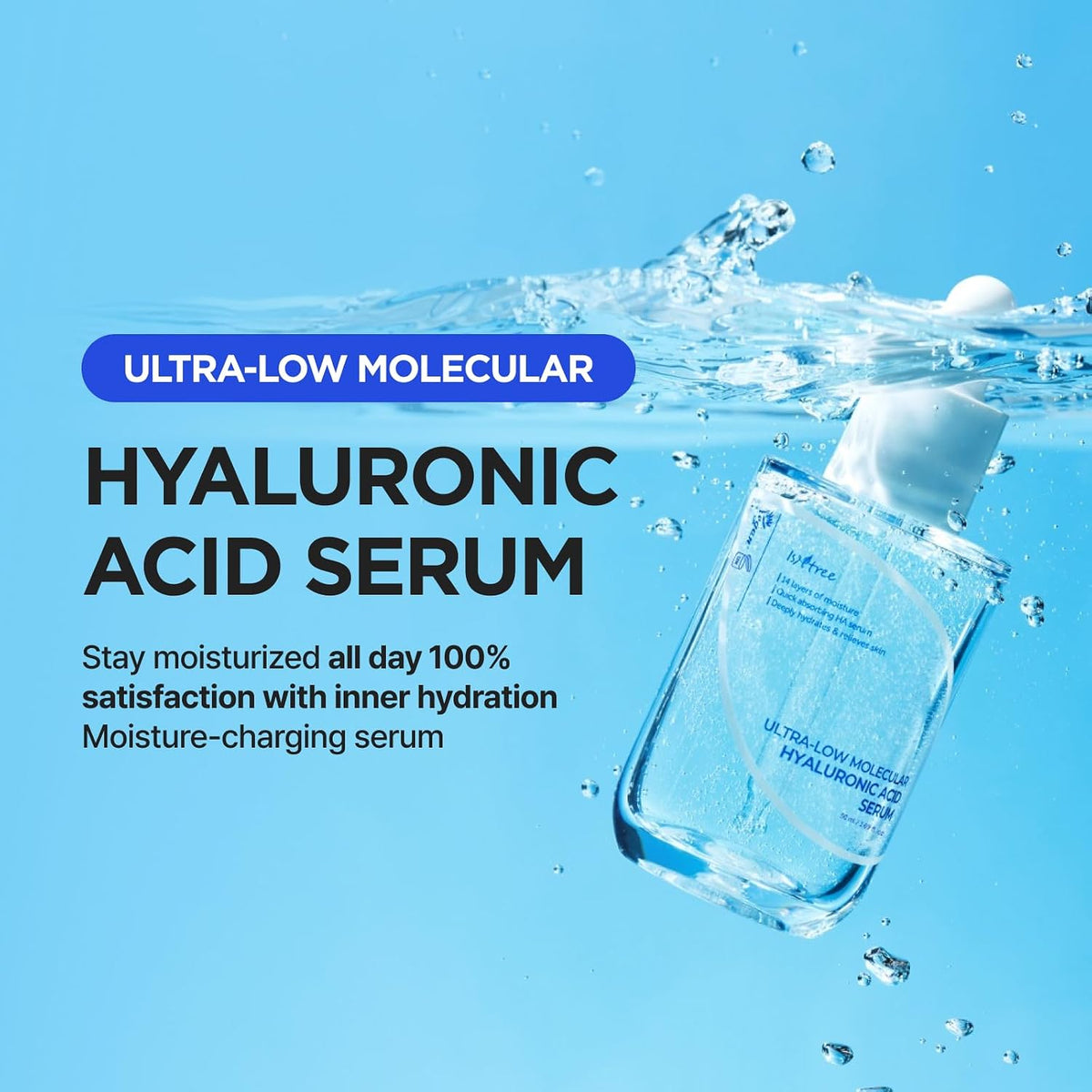 [Isntree] Ultra-Low Molecular Hyaluronic Acid Serum 50ml