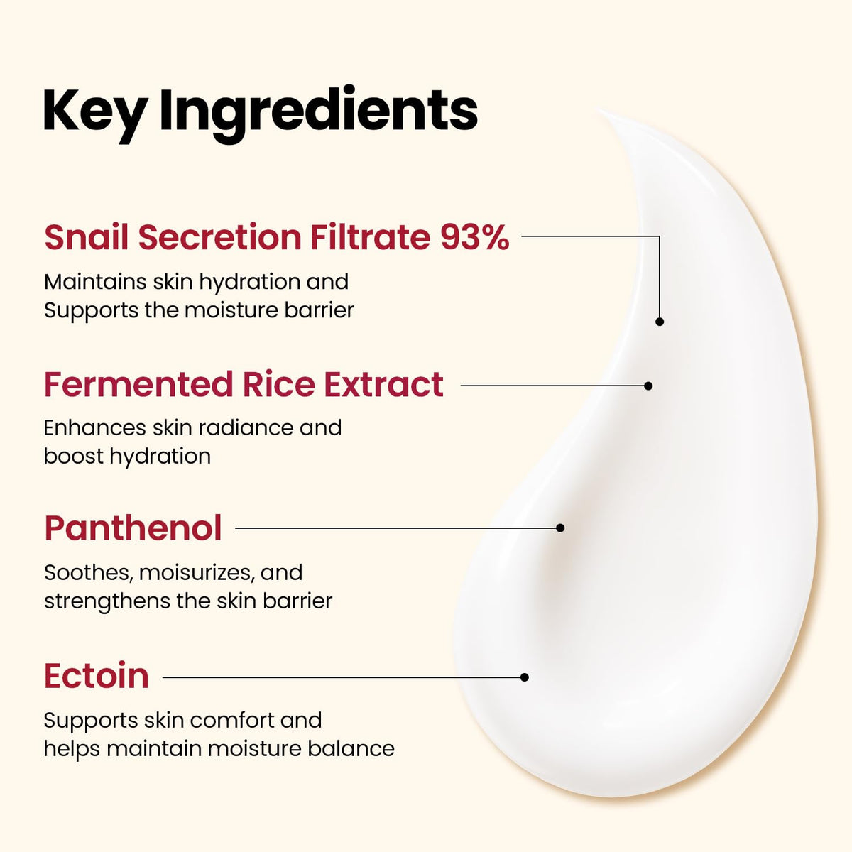 [KSECRET] SEOUL 1988 Cream: Snail Mucin 93% + Rice 100g