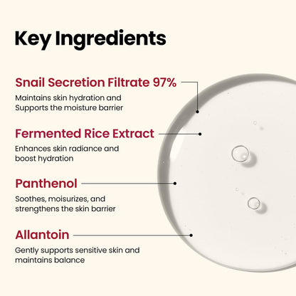 [KSECRET] SEOUL 1988 Essence: Snail Mucin 97% + Rice 100g