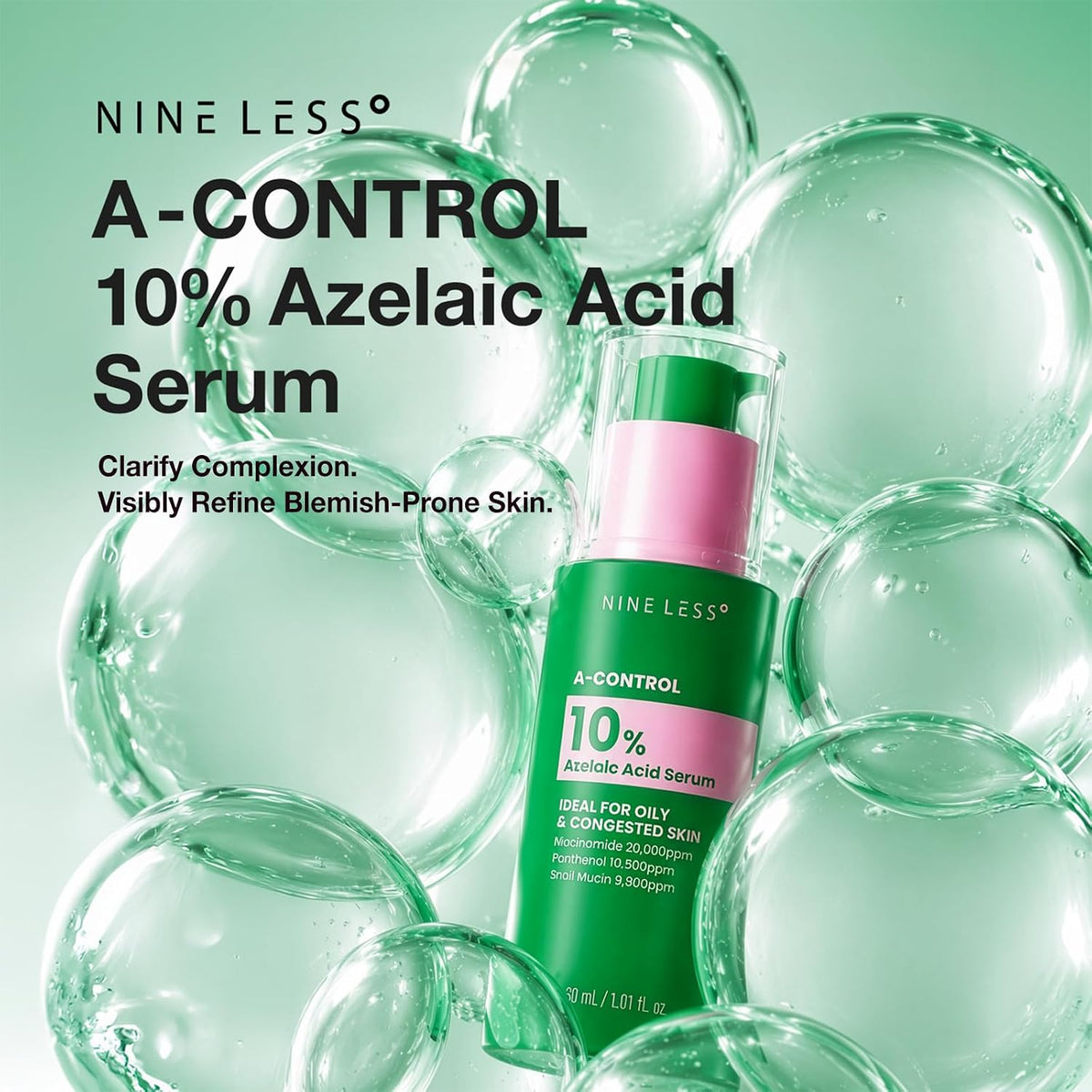[NINELESS] A-Control 10% Azelaic Acid Serum 30ml