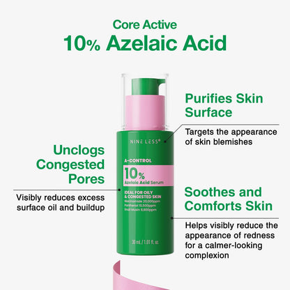 [NINELESS] A-Control 10% Azelaic Acid Serum 30ml