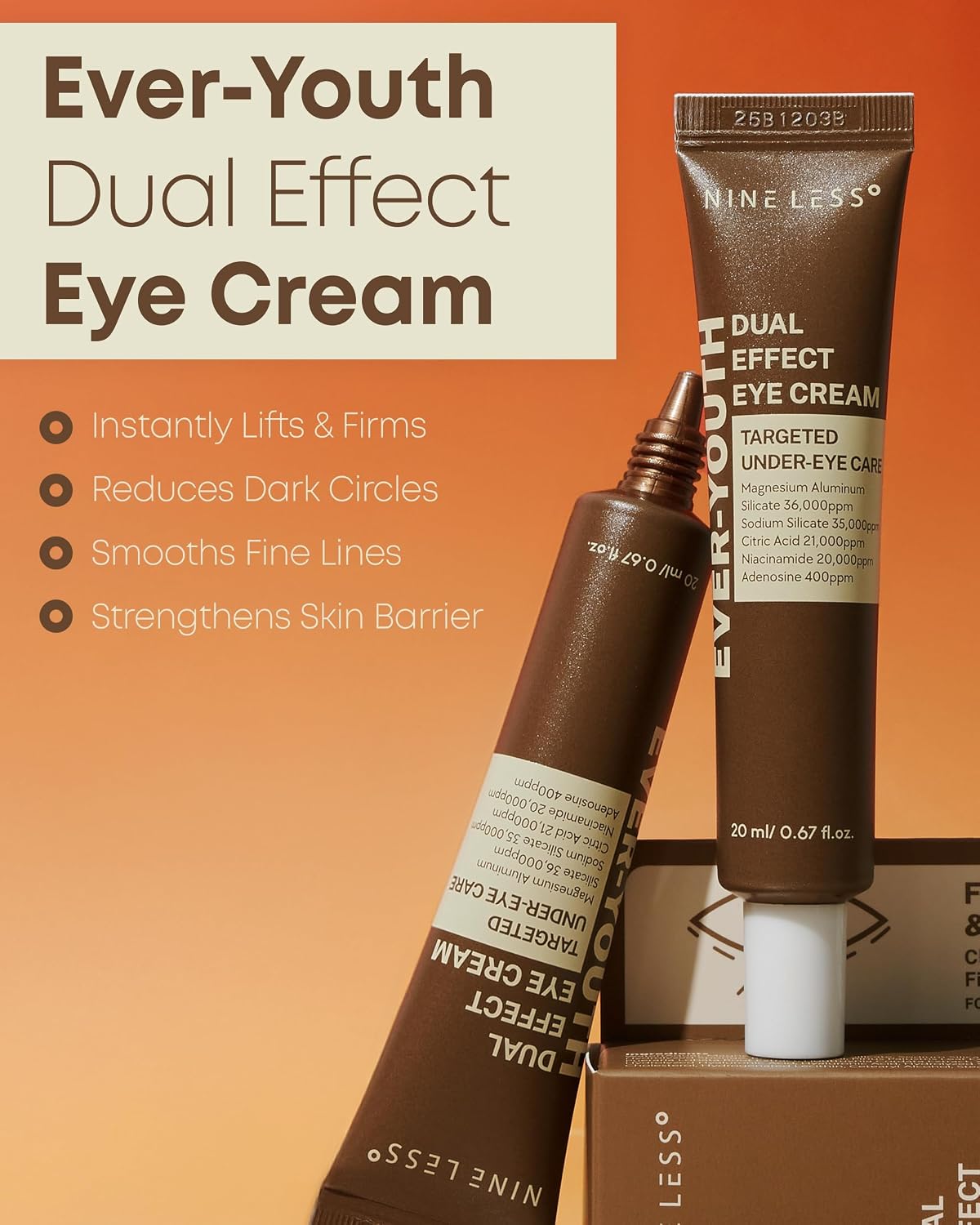 [NINELESS] Ever-Youth Dual Effect Eye Cream 20ml
