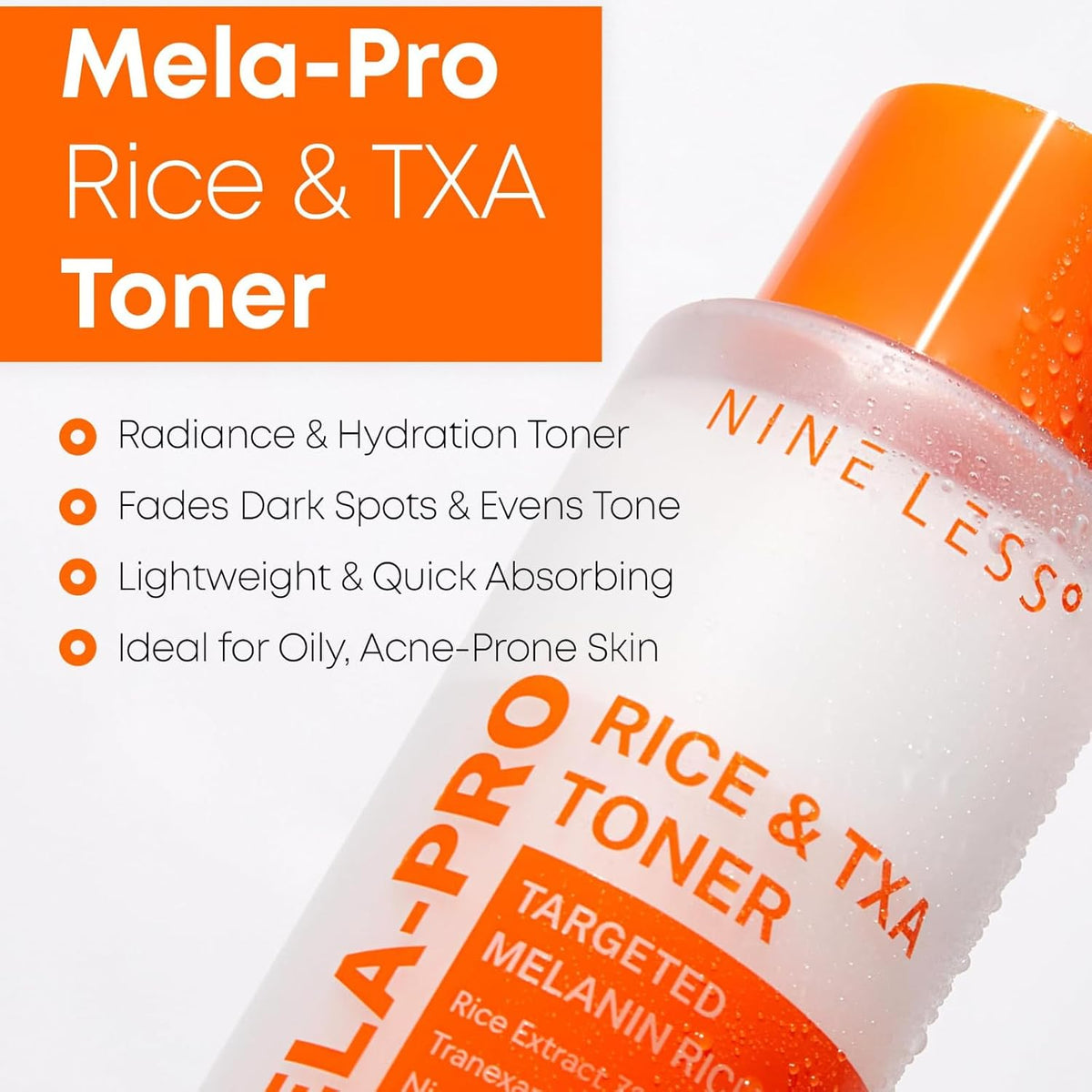 [NINELESS] MELA-PRO Rice & TXA Toner 200ml