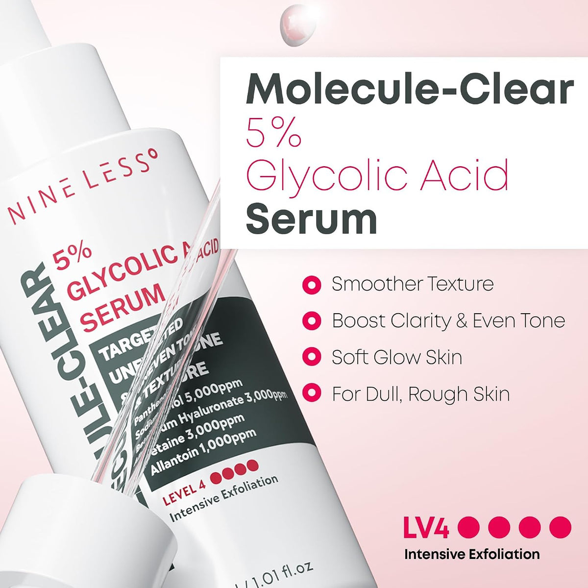 [NINELESS] Molecule-Clear 5% Glycolic Acid Serum 30ml