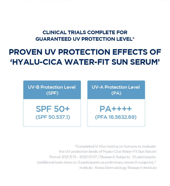 [SKIN1004] Hyalu-Cica Water-Fit Sun Serum 100ml