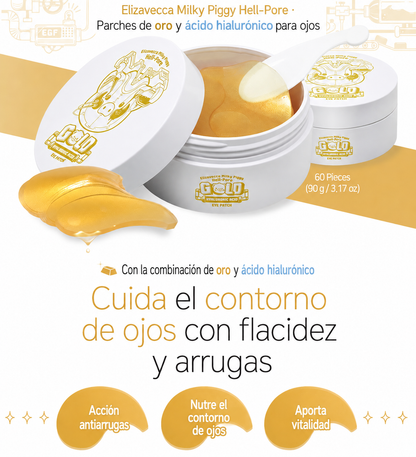 [Elizavecca] Milky Piggy Hell-Pore Gold Hyaluronic Acid Eye Patch 90g