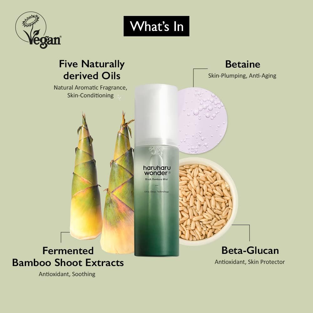 [haruharu wonder] Black Bamboo Mist 80ml