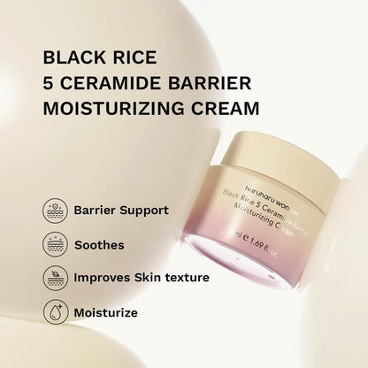 [haruharu wonder] Black Rice 5 Ceramide Barrier Moisturizing Cream 50ml