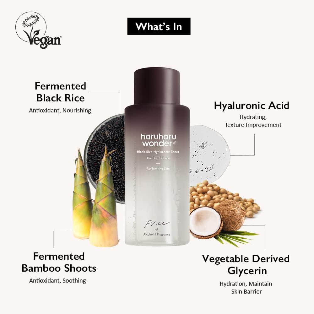 [haruharu wonder] Black Rice Hyaluronic Toner Free of Alcohol Fragrance 150ml